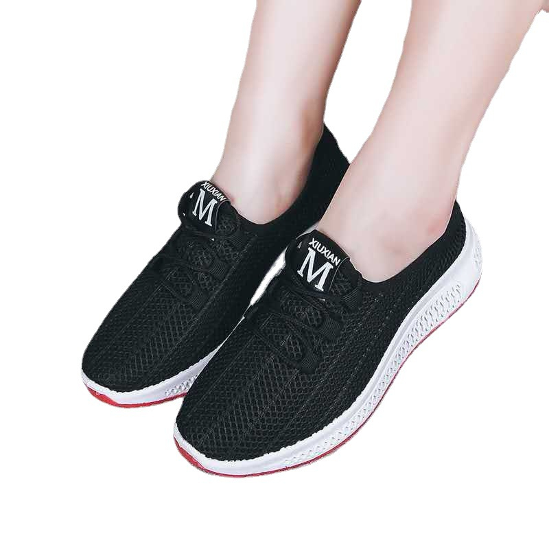 Sepatu wanita sneakers import/sepatu sneakers import trendy bertali fashion/shoes slip premium hitam