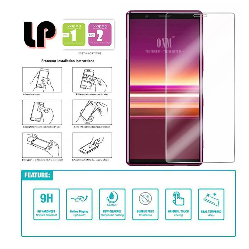 Sony Xperia XZ3 / XZ4 - Flat Temperred Glass / Anti Gores Kaca / Pelindung Layar Handphone