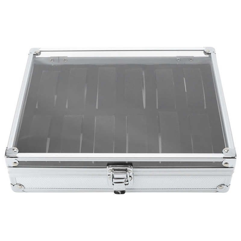 Watch Box Kotak Organizer Jam 6/12 Slot Kotak Tempat Jam Tangan Box Jam Tangan Bahan EVA Aluminum Alloy