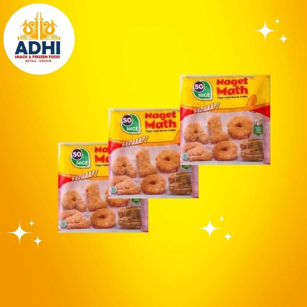 SO NICE NUGGET MATH 250GR_FROZEN FOOD