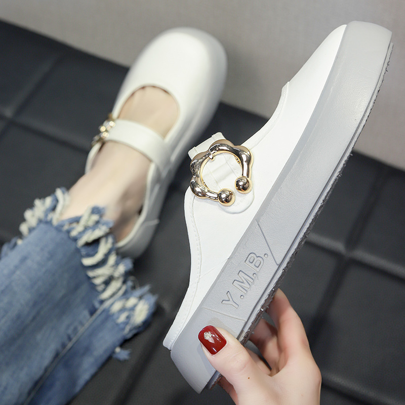 CYS Sandal Sepatu Bustong Wanita Cewek Cute Slip On Jelly Korea Fashion Style Import Kekinian Selop SPT-66