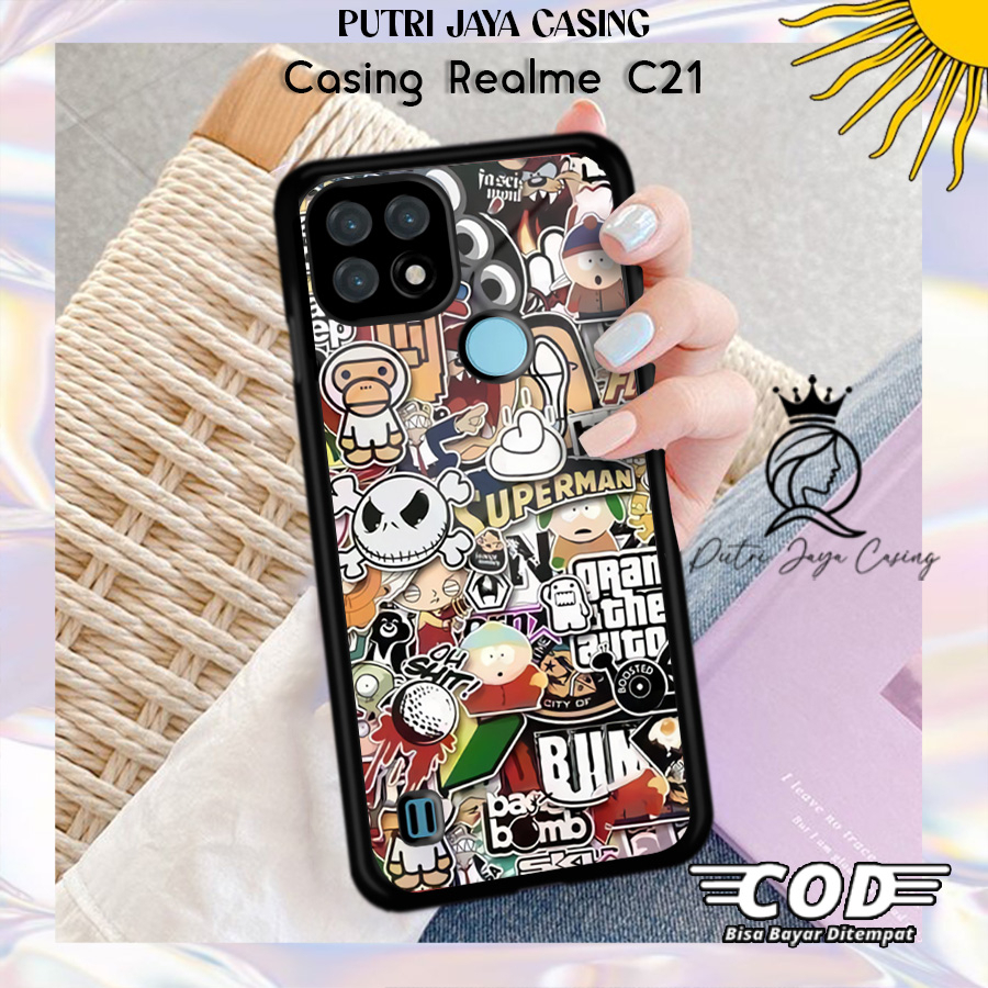 Case Hp Realme C21 Casing Realme C21 Motif GRAFTY06 Casing Terbaru Case Karakter Lucu Casing Lucu Ca