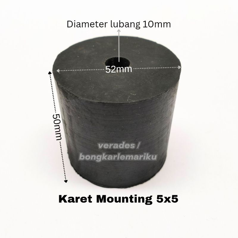 Karet Mounting 5x5 Karet Kabin Dudukan Mesin AC