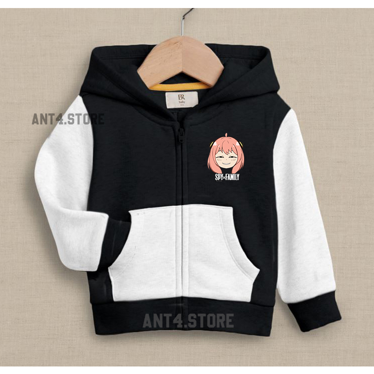 JAKET ANAK PEREMPUAN ANYA FORGER ZIPPER ANAK LAKI-LAKI UNISEX UMUR 2-12TAHUN