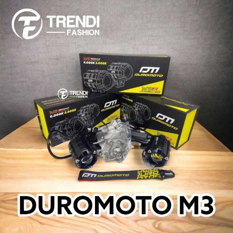 Duromoto M3 - Lampu LED Sorot - Lampu Motor Foglamp
