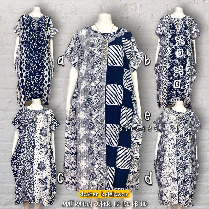 baju tidur daster kelelawar Ita white Ct 021 ccok untuk ibu remaja Kekinian Bahan Rayon adem