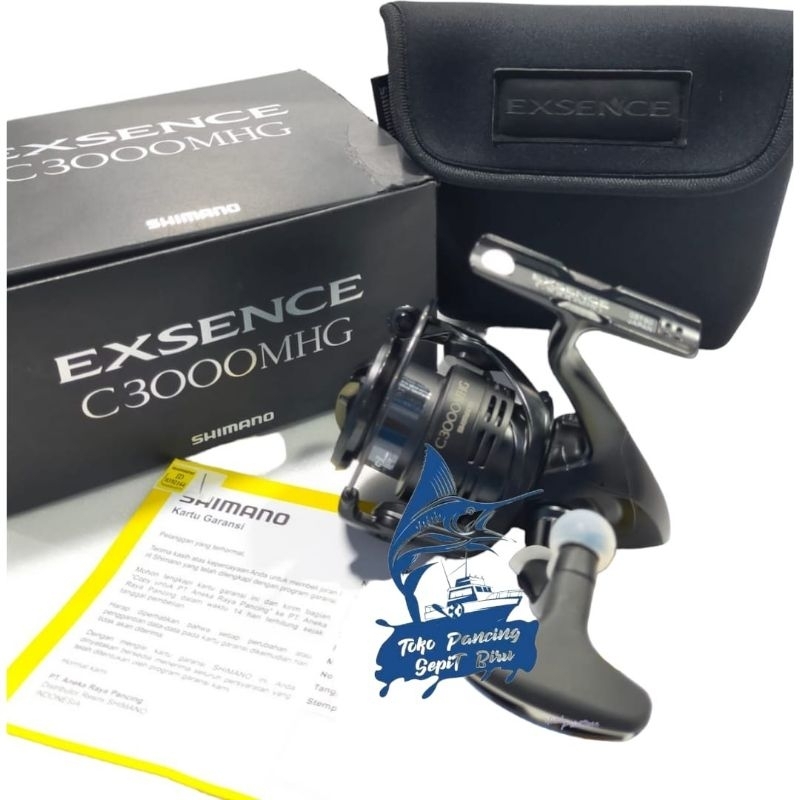 REEL SHIMANO EXSENCE C3000MHG JAPAN POWER HANDLE | REEL SPINNING | REEL PANCING | ALAT PANCING | GUL
