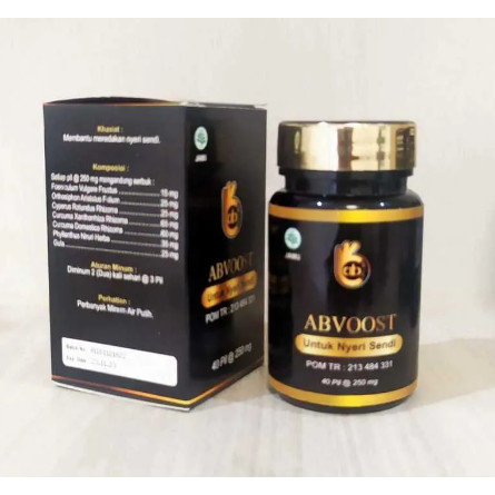 

ABVOOST Harga 1Botol Isi 40 Pil Untuk Nyeri Sendi Asli Original