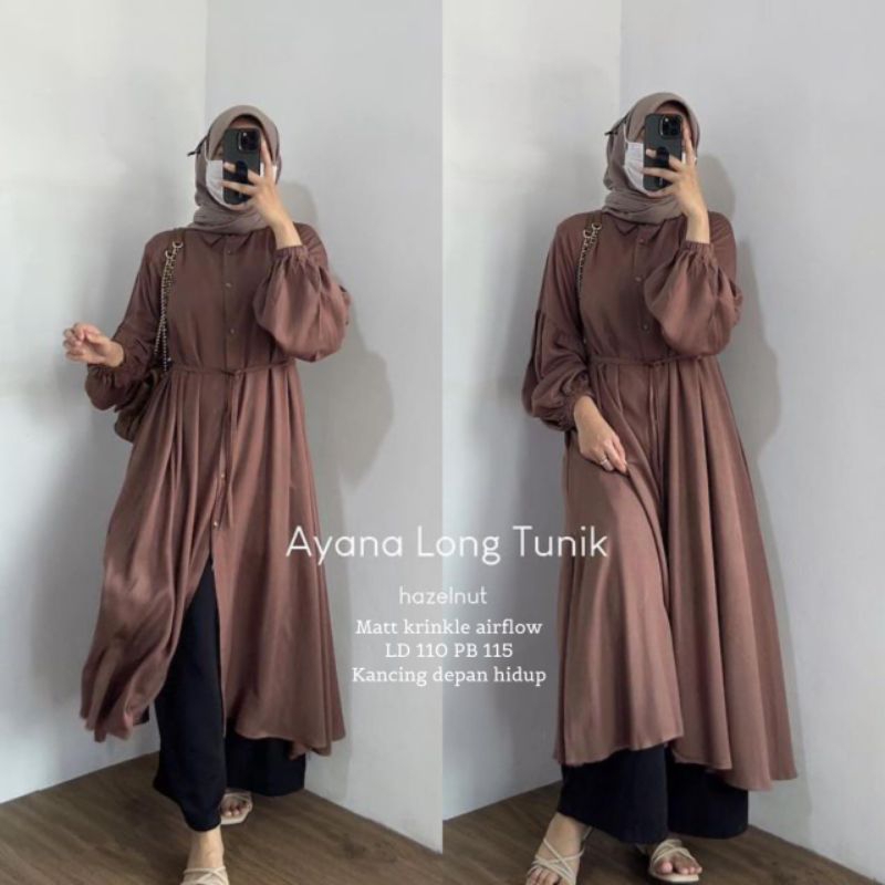 AYANA LONG TUNIK (LABEL MADANI )