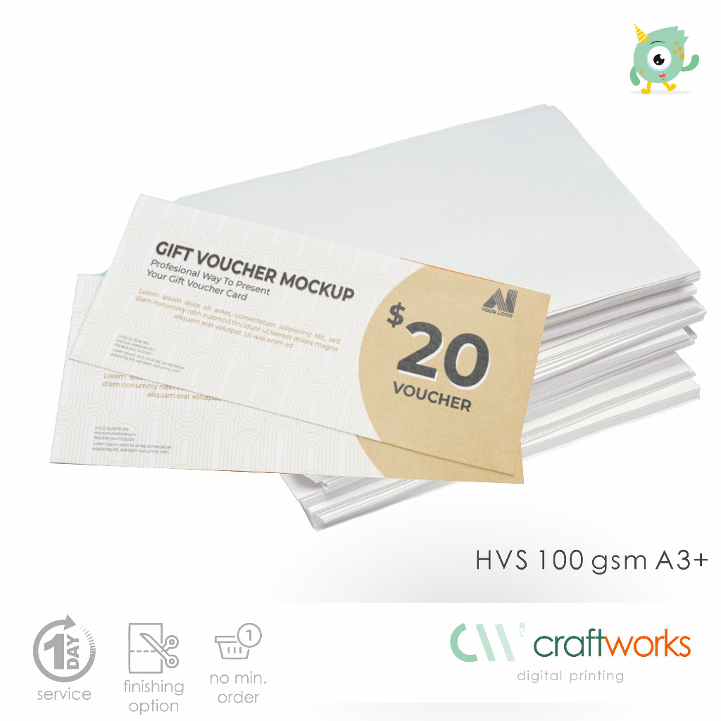

CETAK HVS 100 GSM DIGITAL PRINT A3+