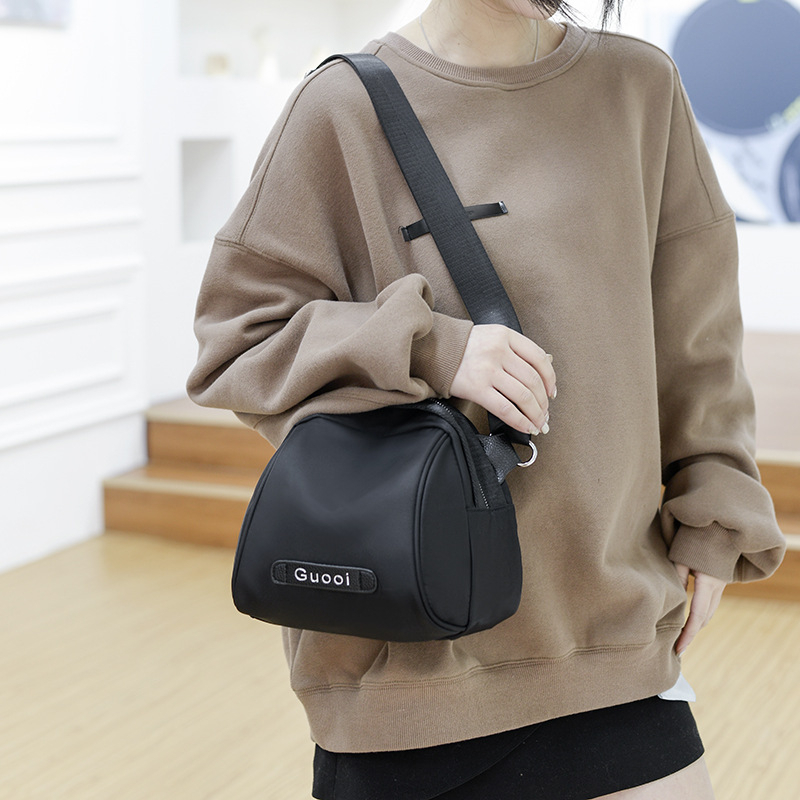 TAS SELEMPANG WANITA IMPORT ANTI AIR NILON HITAM ADELIZA TA819B5 SLING BAG KOREA REMAJA KEKINIAN CEWEK PREMIUM MURAH SHOULDER BAHU BRANDED BATAM SIMPLE CASUAL FASHION TERBARU