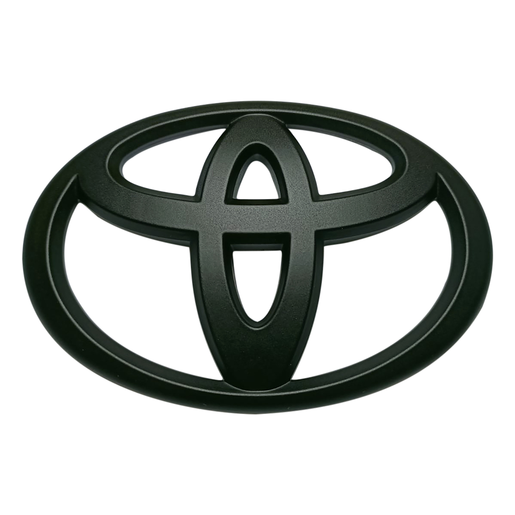 Emblem Mobil Logo TOYOTA HITAM DOFF 11 CM