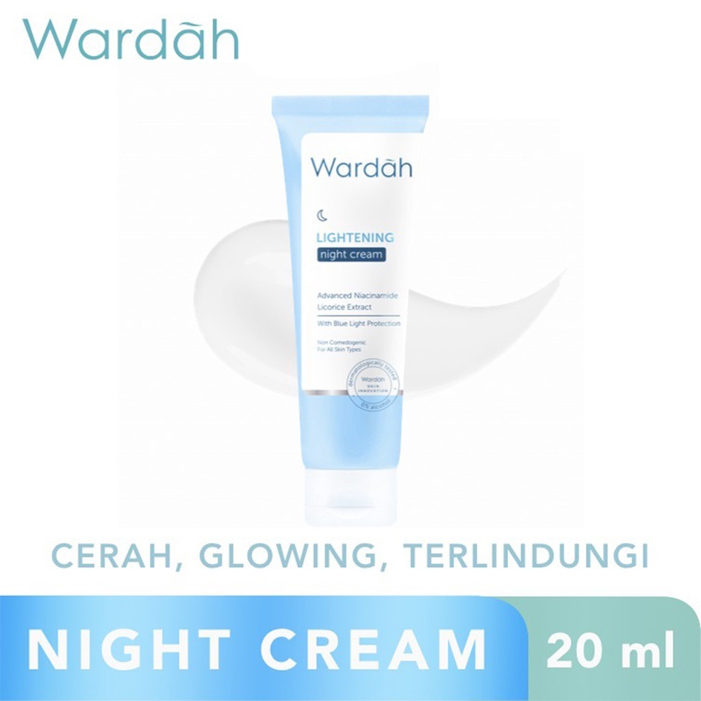 ☘️Yuri Kosmetik☘️ Wardah Lightening Day &amp; Night Cream 30gram &amp; 20ml / Wardah Lightening Day Cream 30gram / Wardah Lightening Night Cream 30gram / Wardah Lightening Day Cream 20ml / Wardah Lightening Night Cream 20ml