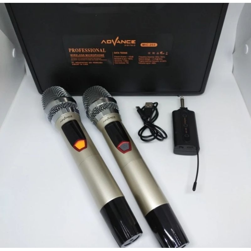 Mic Wireless Double Advance 203