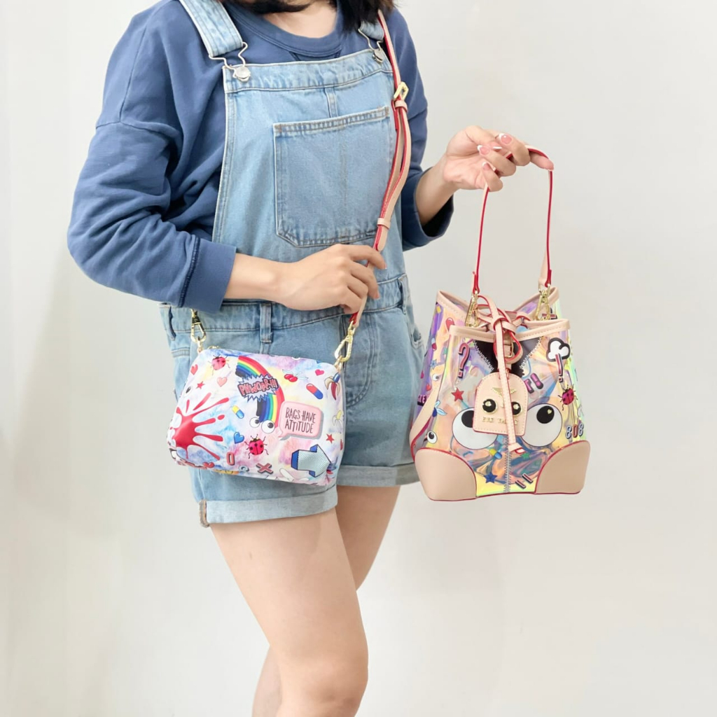 TAS WANITA ETB-4003 HOLOGRAN HAND BAG