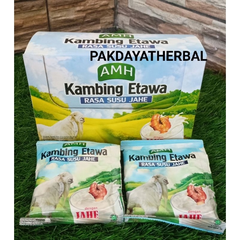 

SUSU KAMBING ETAWA AMH PLUS JAHE 1 BOX ISI 10 SACHET