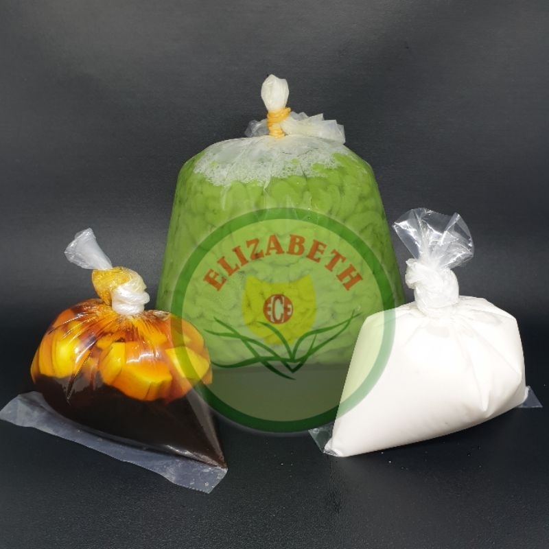 Es Cendol Elizabeth Kemasan 1/2 Kg Pisah Santan Gula Pakai Nangka [Ready]