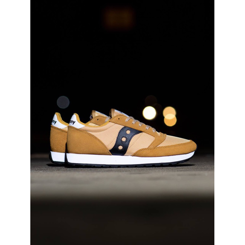 SAUCONY JAZZ BROWN BLACK ORIGINALL