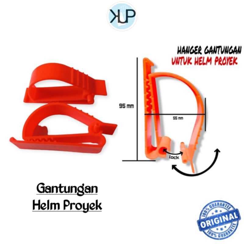 Gantungan Helm Proyek / Penjepit Helm Safety