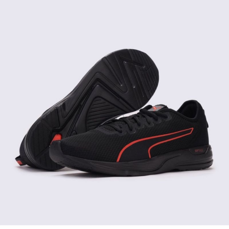 Puma Accent Softfoam Black Red 100% ORIGINAL BNIB