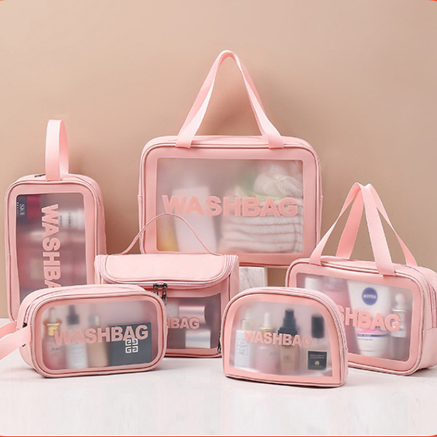 TAS KOSMETIK PORTABLE | TAS PERALATAN MANDI POUCH ORGANIZER TAS TRAVEL