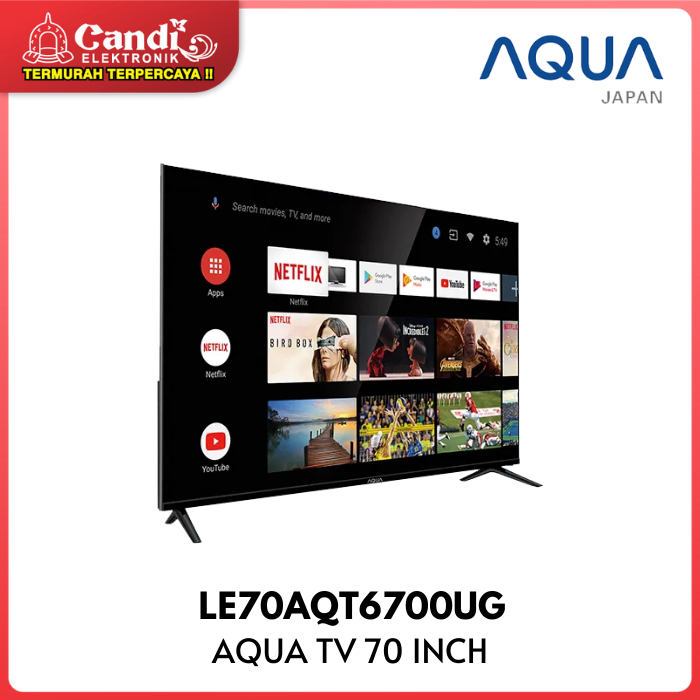 AQUA 4K HDR Android TV 70 Inch LE70AQT6700UG