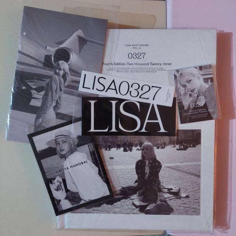 Lisa Photobook 0327 Vol 4 PB + STICKER SET + POB YGS (1 dari 3 pc)