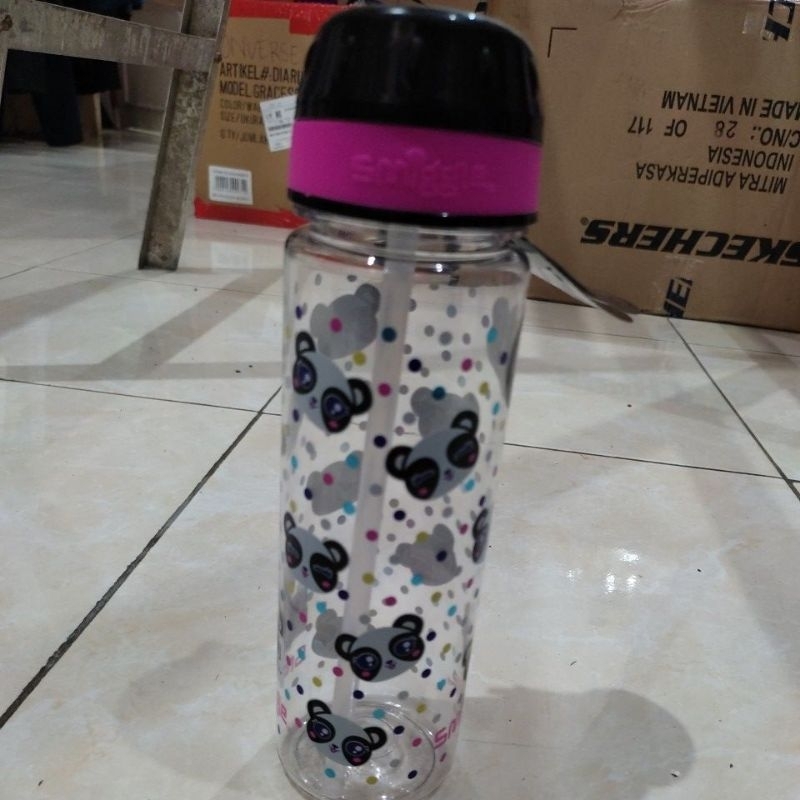 Botol Minum Smiggle Panda Pink