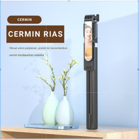 BENCO Extendable Selfie Stick Tripod 1,7 M Wireless Remote P87 for Group Selfies/Live Streaming/Video Recording Compatible with iOS/android