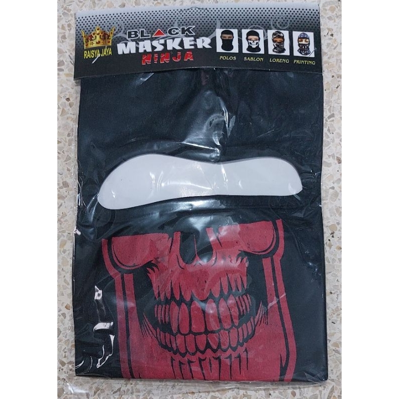 1PCS.MASKER.NINJA.TENGKORAK.BALACLAVA/MASKER..MOTOR.FULL.FACE.MASKER TOPENG.DEWASA