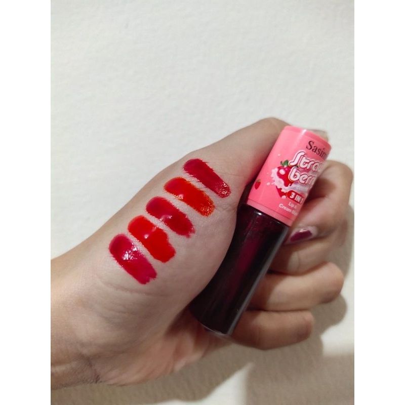 [ SATUAN ]  SASIMI STRAWBERRY LIP TINT