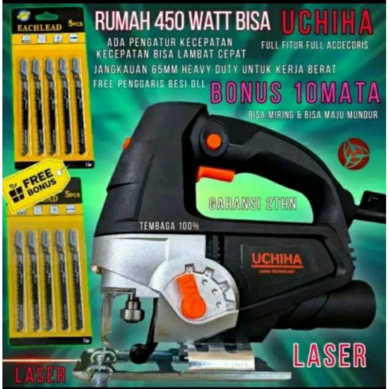 Terlengkap PROMO!! mesin gergaji triplek mesin gergaji kayu jigsaw uchiha 65MM japan
