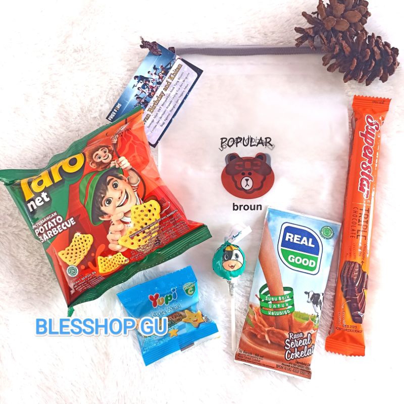 Snack Ulang Tahun Snack Ultah Parcel Lebaran Hampers Sovernir Ulang Tahun PAKET PREMIUM