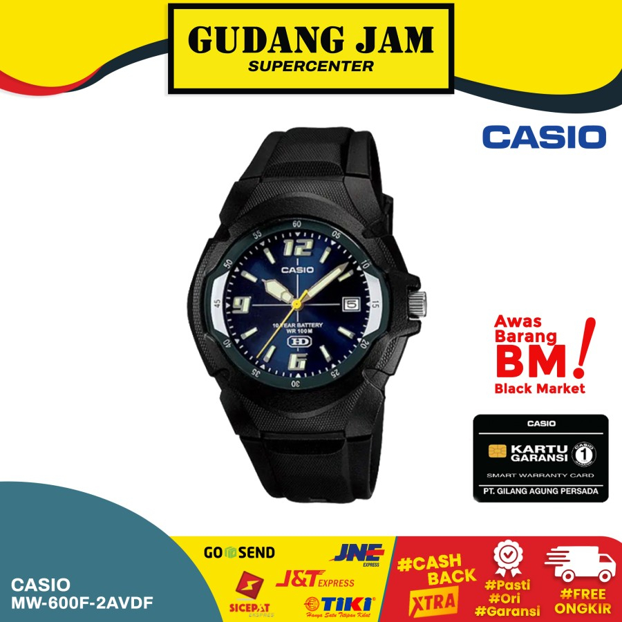 Jam Tangan Casio General MW-600F-2AVDF MW-600F MW-600 MW600F MW600