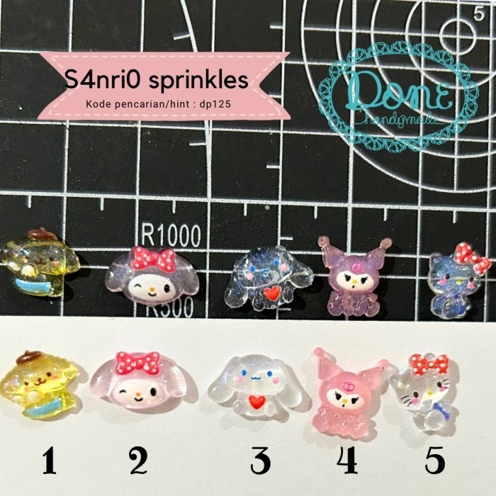 Done handymade cartoon sprinkle decoration deco part dp125