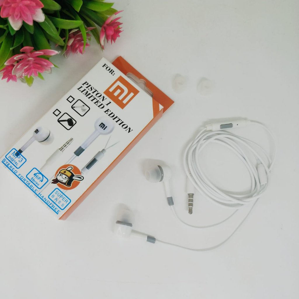 Earphone piston1 limited edition super bass hifi stereo hf universal android smartphone PROMO SEN