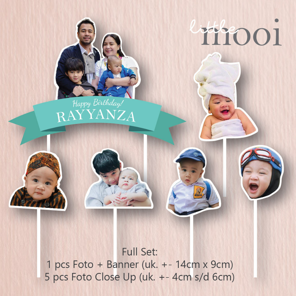 Cake Topper Custom / Cake Topper Custom Foto / Cake Topper Custom Wajah