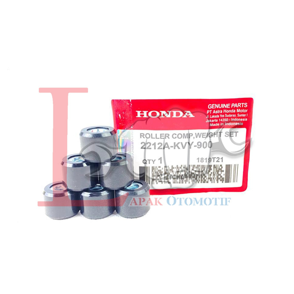 -LOI- ROLLER SET ONLY ORIGINAL HONDA BEAT KARBU, SCOOPY KARBU, SPACY KARBU
