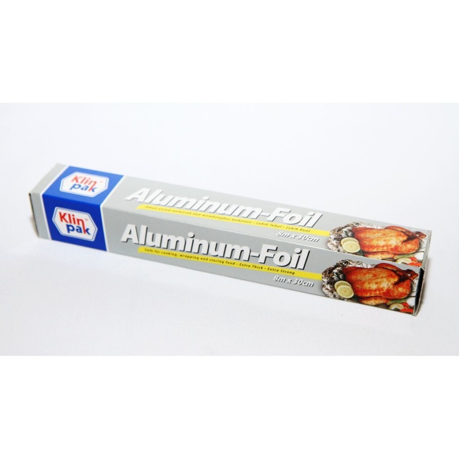 Klinpak Aluminium Foil Kertas Timah Pembungkus Makanan 8 m x 30 cm