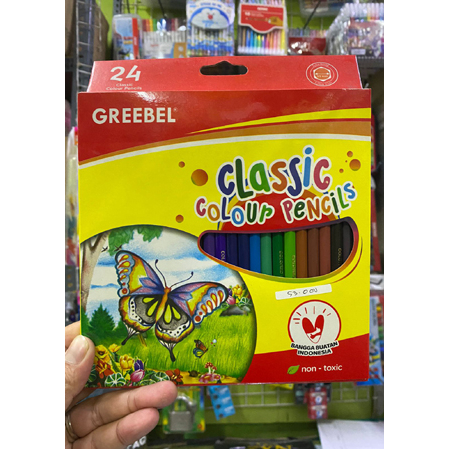 

pensil warna greebel classic isi 24