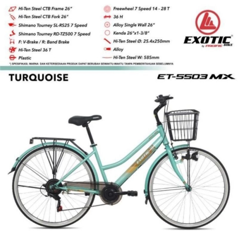 Sepeda Mini Dewasa CTB 26 inch Exotic 5503 SR&amp;5503 MX 7 Speed