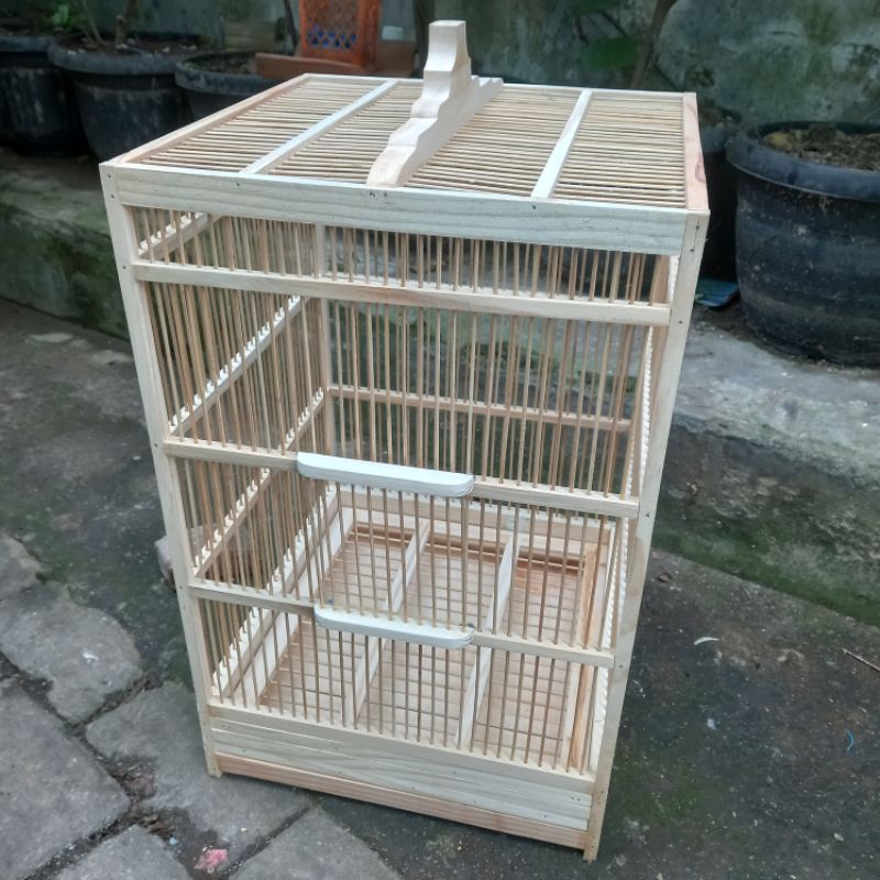sangkar burung nomor 3 mentahan Belum di Rakit, kandang burung murah
