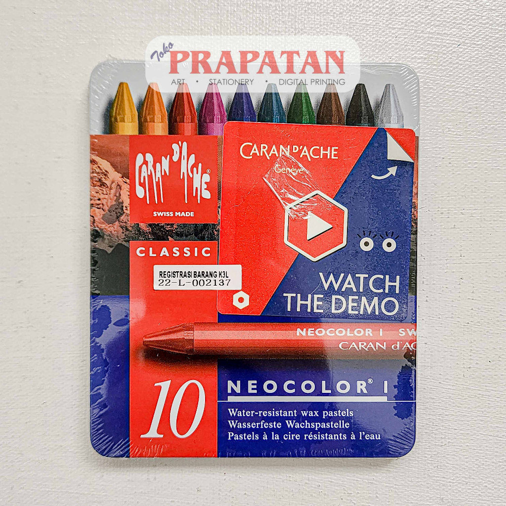 Carandache Wax Oil Pastel 10C Neocolor 1 | Wax Crayon