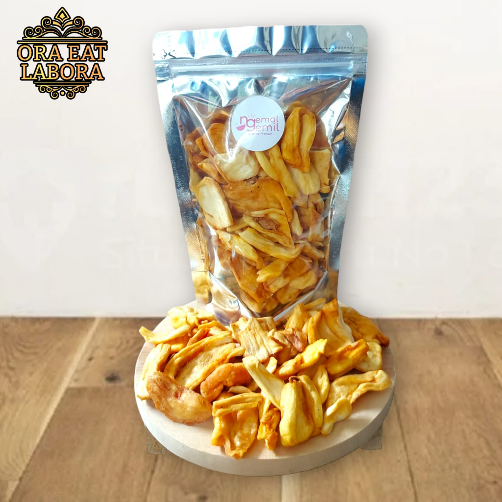 

Keripik Nangka Kripik Buah Jackfruit Chips Renyah Garing Kualitas Premium - Ora Eat Labora