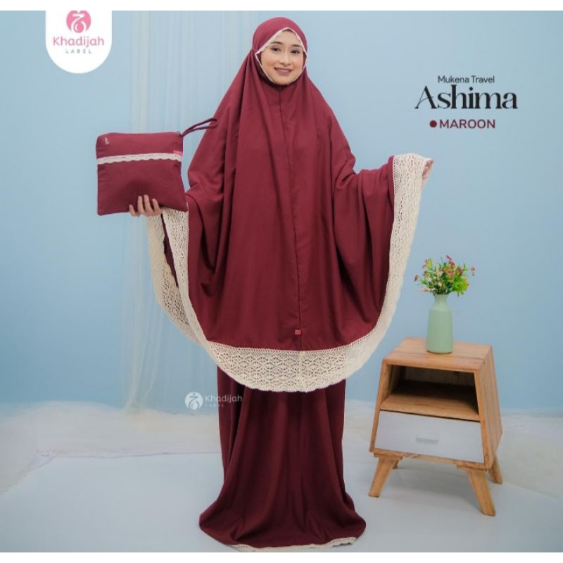 Khadijah Label -Mukena Katun 2 in 1 Ashima KhadijahLabelKHADIJAH LABEL