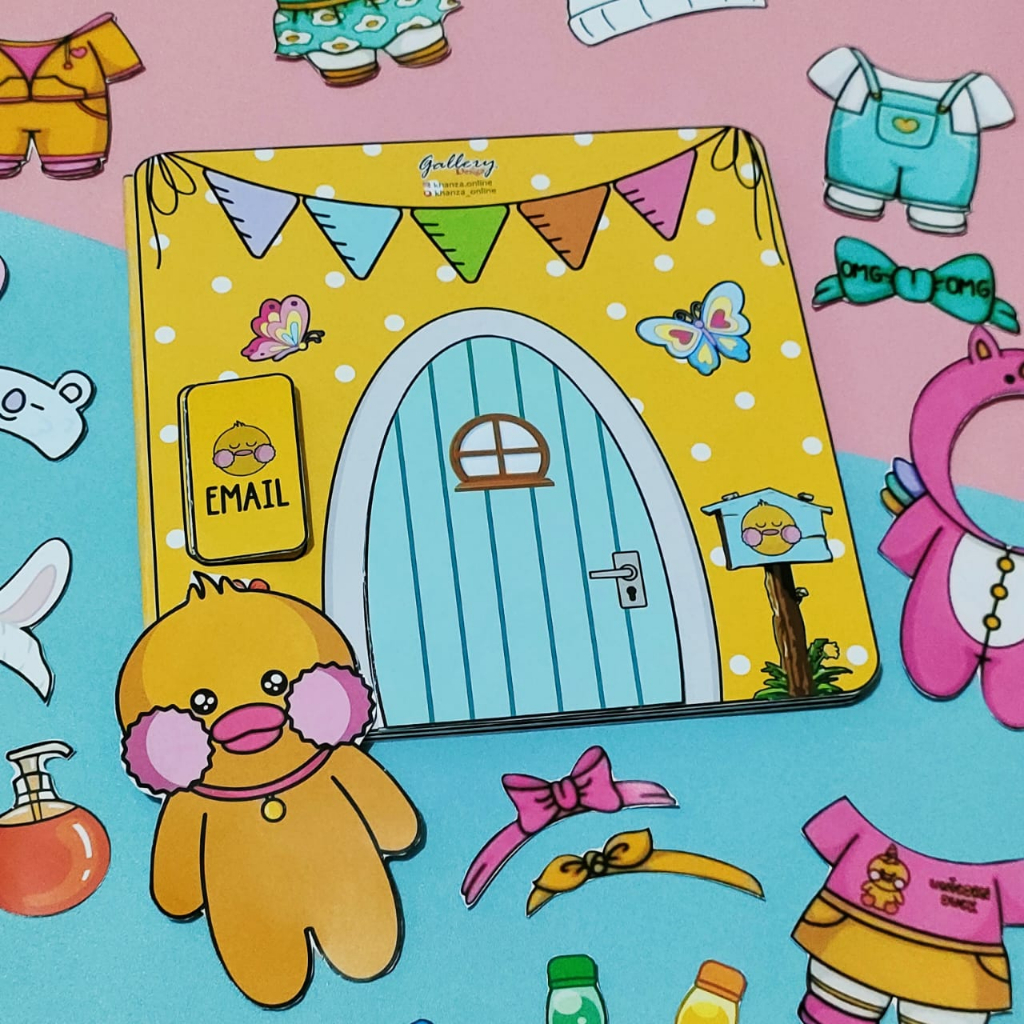 New Product - BEBEK VIRAL Doll Quite Book Mainan edukatif anak terbaru SUDAH DI LAMINASI ANTI AIR