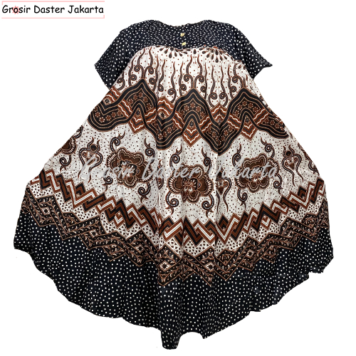 Grosir Daster Jakarta - Daster Payung Wanita Jumbo Motif Batik Mono XXXL LD 130 Terbaru Murah Kekini
