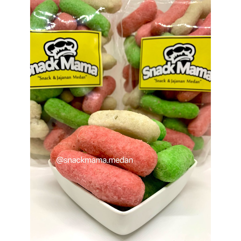 SNACK TAI KUCING WARNA WARNI 150GR | SNACKMAMA