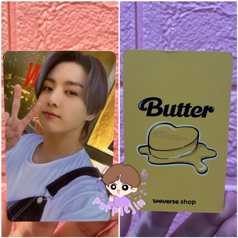 PC PHOTOCARD OFFICIAL BTS JK JUNGKOOK POB BUTTER