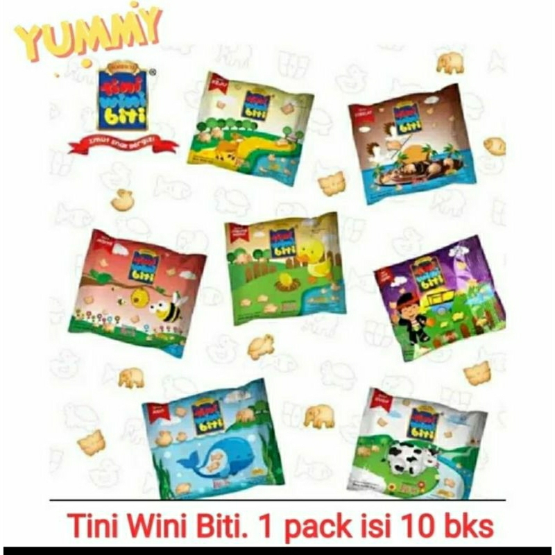 

biskuit tini wini biti renceng | 1 pack isi 10 bks